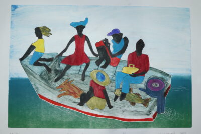 Family Boating their Way to the Homeland